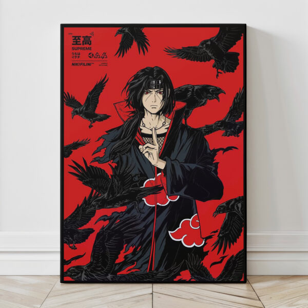 لوحة كانفاس بتصميم إيتاشى أنمي ناروتو - Itachi Uchiha - Canvas Prints